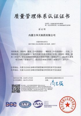 ISO9001質(zhì)量管理體系認(rèn)證